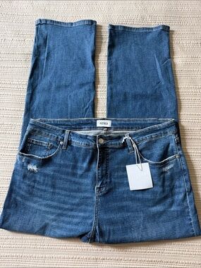 Pistola Straight-Leg Denim Jeans | Sz 18W